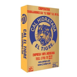 Cal Hidratada El Tigre 25kg - Saco